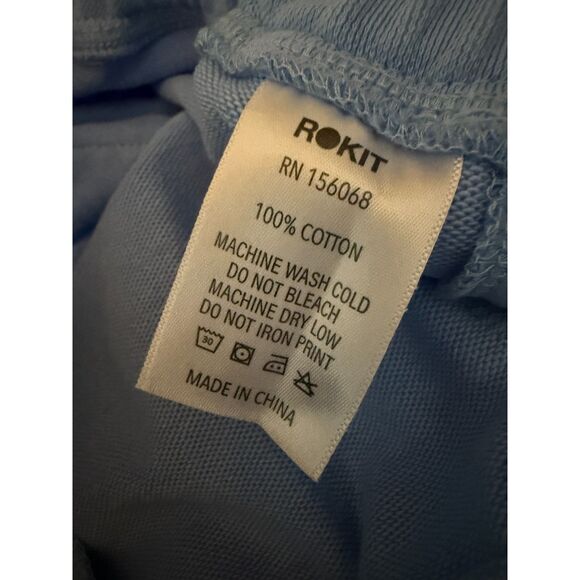 NWT ROKIT Core Sweatpants in Baby Blue size S - Picture 6 of 9